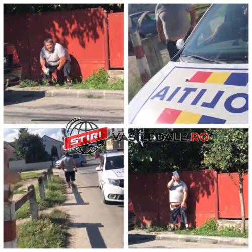 EXCLUSIV VIDEO: Un bărbat și-a făcut nevoile în imediata apropiere a PTF Sighetu Marmației / Solotvino. Filmat fiind omul l-a înjurat și ”alergat” pe un tânăr. Acesta a fost salvat de poliție
