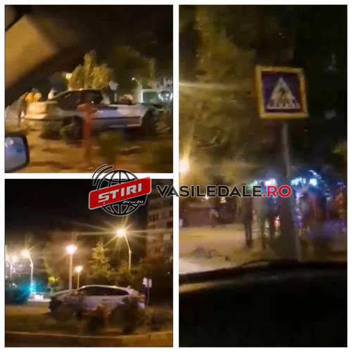 VIDEO EXCLUSIV: CLIPE DE TEROARE – Impact între două mașini într-o intersecție din Baia Mare. Ambele au ”zburat” care-ncotro (ACTUALIZARE)