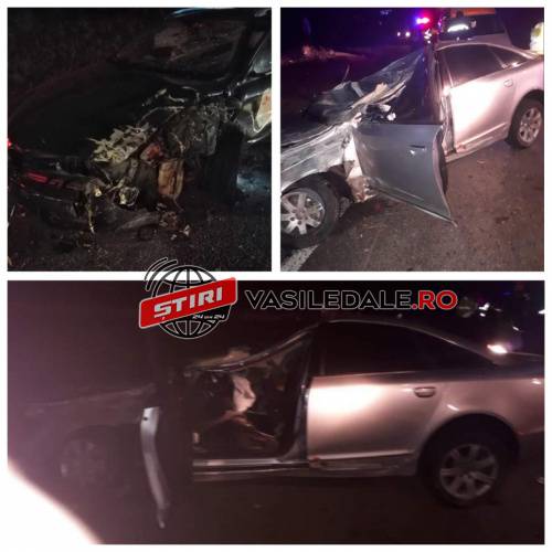 EXCLUSIV FOTO: DN1C – Doi răniți grav într-un impact teribil în pasul Mesteacăn. Unul dintre șoferi ar fi băut
