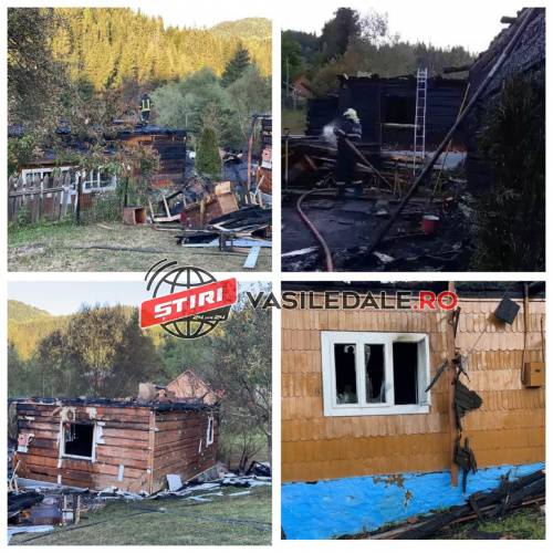 EXCLUSIV VIDEO: Prăpăd la Borșa – Cinci imobile mistuite de flăcări. Două persoane transportate la spital