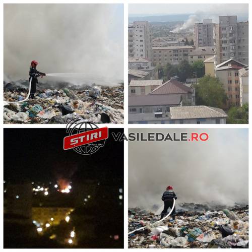 FOTO: Incendii pe bandă rulantă în Maramureş