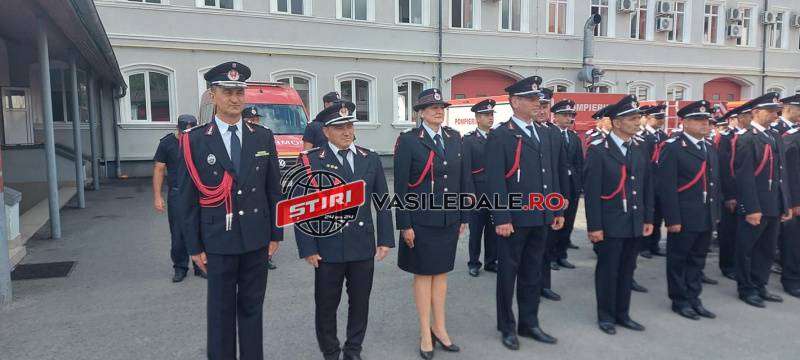 ZI FESTIVĂ: Avansări în grad la ISU Maramureş