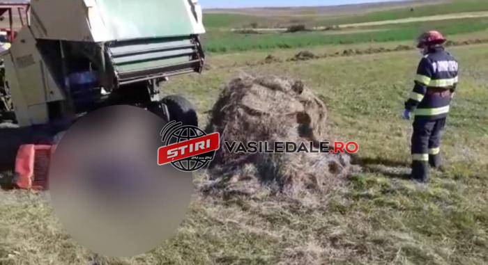 Un tânăr a murit strivit de balotieră, pe un câmp din Cluj. Băiatul avea doar 22 de ani