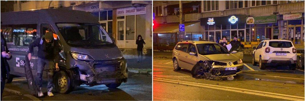 VIDEO: Accident rutier pe bd. Traian. Trafic îngreunat