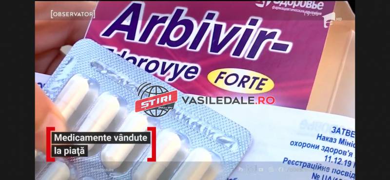 Arbidol ucrainean şi rusesc vândut la tarabe în piaţa agroalimentară din Sighetu Marmaţiei. DSP Maramureş susţine că habar nu are de aşa ceva