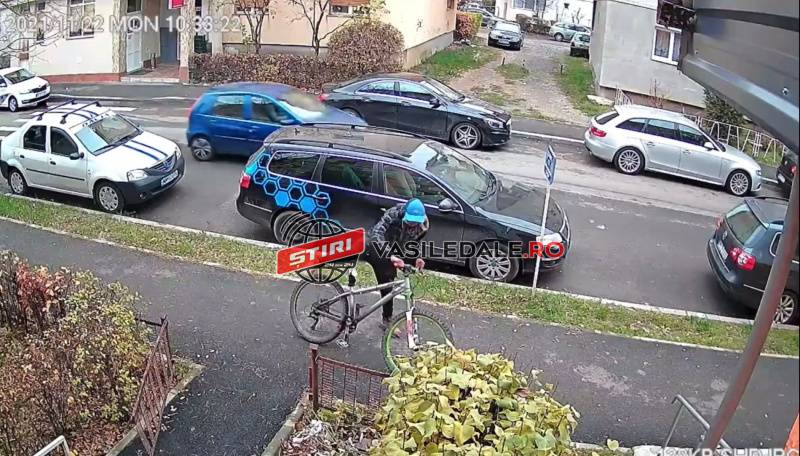 VIDEO: Cum se fură o bicicletă în miezul zilei, pe Vlad Țepeș
