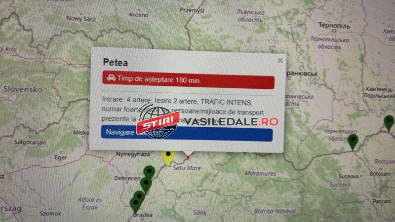 VIDEO EXCLUSIV: Haos în PTF Petea. 180 de minute este timpul aproximativ de așteptare. Coloane de 7 km pe teritoriul Ungariei