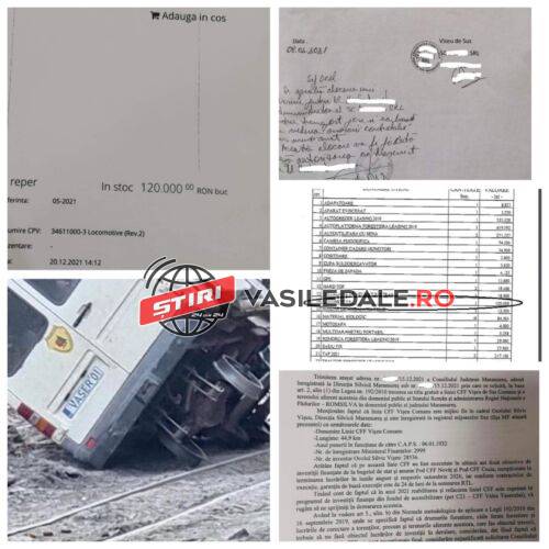 EXCLUSIV FOTO DOCUMENT: Padurari de la OS Vișeu cercetați disciplinar! În vizor este și DREZINA RĂSTURNATĂ