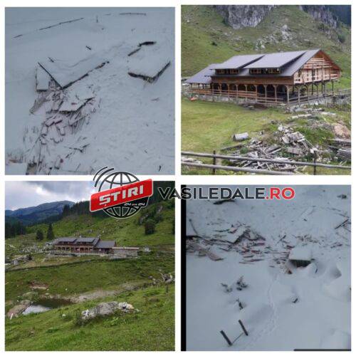 IMAGINI DRONĂ EXCLUSIV: O avalanşă a distrus cabana fostului primar din Borșa ”Puzdrele” din Munţii Rodnei. Drum blocat de avalanșă între Șuior și Cavnic – ACTUALIZARE