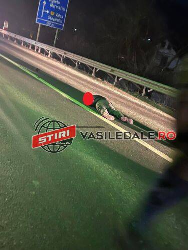 FOTO / SIGHETU MARMAŢIEI: Accident mortal lângă podul Vadului. Un bărbat s-a dezechilibrat și a căzut în fața unui autoturism (actualizare)