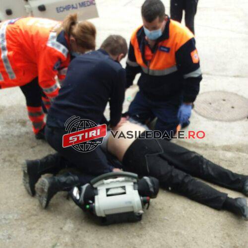 FOTO – O ucraineană care a fugit de bombardamente s-a prăbușit sub ochii fiului ei când a ajuns la Sighet, după patru zile de drum