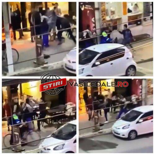 EXCLUSIV VIDEO ȘOCANT: Tânăr din Borșa înjunghiat în fața unui local din Vișeu de Sus. Bătaia ar fi pornit de la o fată (actualizare)