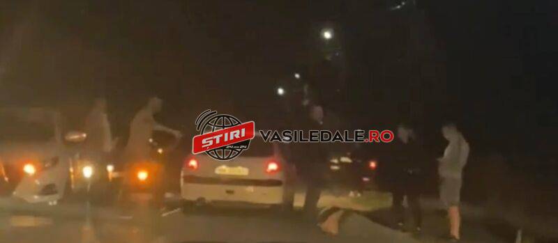 EXCLUSIV VIDEO: Un pieton a fost accidentat de o mașină între Săcălășeni și Cătălina – ACTUALIZARE