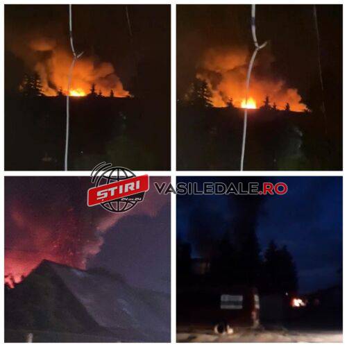 EXCLUSIV VIDEO: Incendiu violent la o fabrică de şuruburi din Sighetu Marmaţiei. AVERTISMENT: Fumul ar putea fi TOXIC (ACTUALIZARE 4)