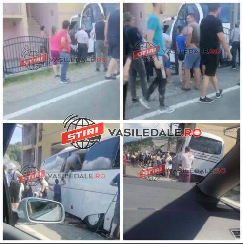 EXCLUSIV VIDEO: Autocar plin cu turişti din Polonia a intrat intr-o casă la Moisei. Șoferul declarat decedat. 51 de victime (actualizare 4)