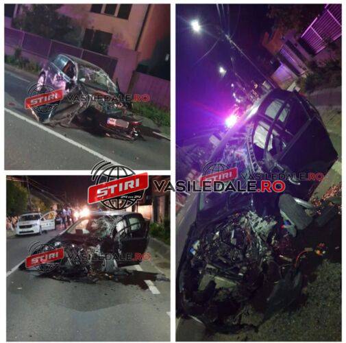 EXCLUSIV FOTO: Tânăr din Vişeu de Sus, urmărit de poliţie. S-a rostogolit pe şosea