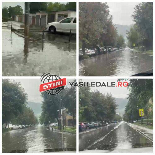VIDEO: COD galben de ploi torenţiale şi străzi inundate în Baia Mare