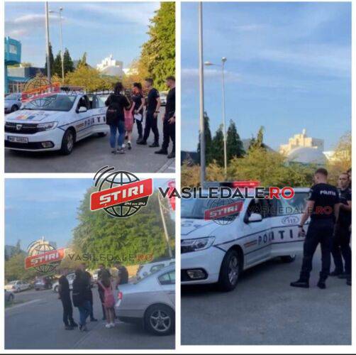 EXCLUSIV VIDEO: Două minore de 13 ani prinse la furat într-un supermarket din zona Străzii Coșbuc