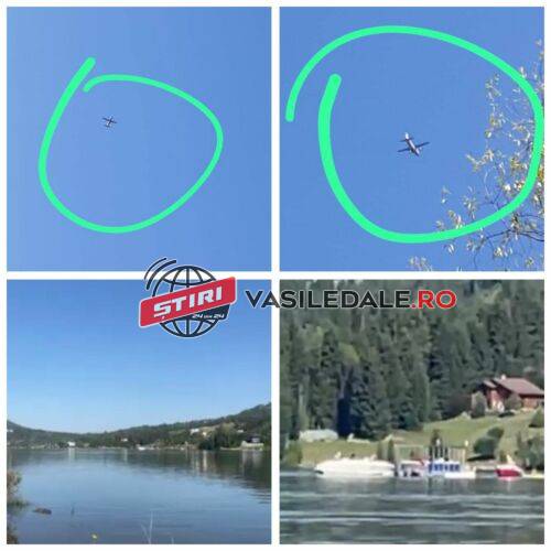 FOTO/VIDEO – ACTUALIZARE: Avion mic prăbușit în Colibița. Două victime, din care una inconștientă. Pilotul a decedat