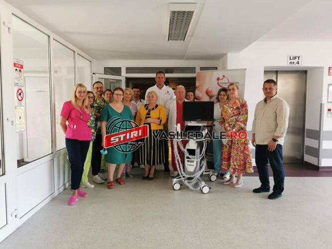 Ecograf nou pentru Secția de Pediatrie a Spitalului Județean de Urgență ”Dr. Constantin Opriș” Baia Mare