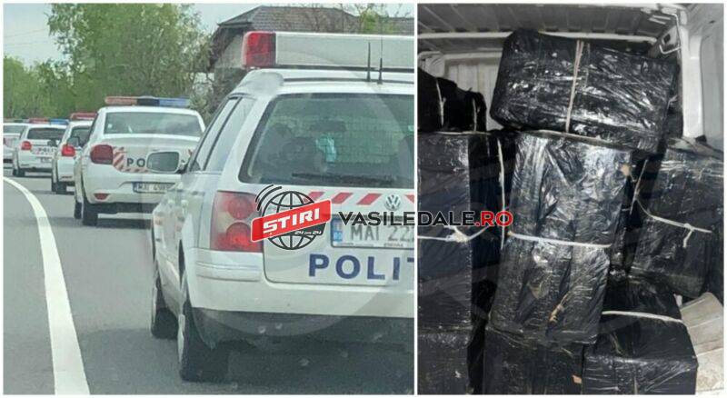 SATU MARE: Captură uriaşă de ţigări de contrabandă provenite de la reţelele din Maramureş. Ar fi vorba despre două autoutilitare şi circa un milion de ţigarete (ACTUALIZARE)