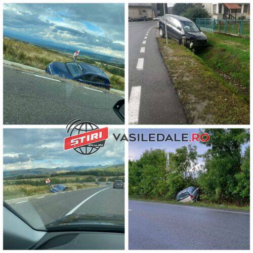 Galerie foto: Weekend-ul mașinilor ajunse prin șanțuri. Un adolescent de 18 ani rănit la Dămăcușeni