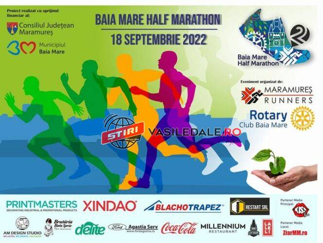 Aleargă la Baia Mare Half Marathon şi Rotary Club Baia Mare va planta un copac pentru fiecare kilometru parcurs