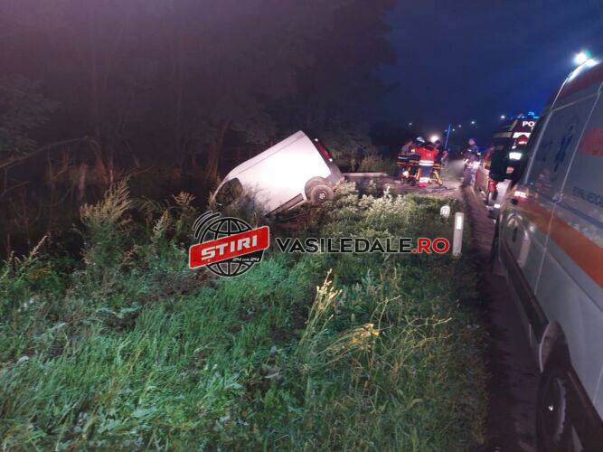 EXCLUSIV FOTO: O dubiță a ieșit în decor la Târgu Lăpuș. 2 persoane rănite