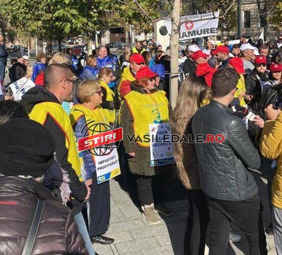 Sindicatul din invățământul preuniversitar “Spiru Haret” Maramureș, prezent la protestele de stradă din Cluj