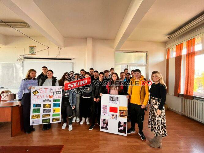 Ziua Europeană de Luptă Împotriva Traficului de Persoane, marcată în şcolile dun judeţ