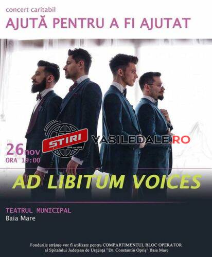 STRÂNGERE DE FONDURI: Concert caritabil pentru dotarea blocului operator al Spitalului Județean Baia Mare