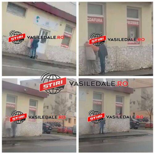 EXCLUSIV VIDEO: Cu pistolul la brâu pe străzile din Baia Mare. Polițiștii l-au încătușat imediat