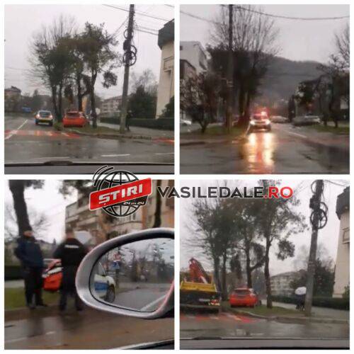 EXCLUSIV VIDEO: Un angajat al SRI Maramureș beat criță a spulberat o mașină condusă de o tânără din Suciu de Sus aruncând-o într-un copac la intersecția străzilor Victoriei cu IL Caragiale (actualizare)