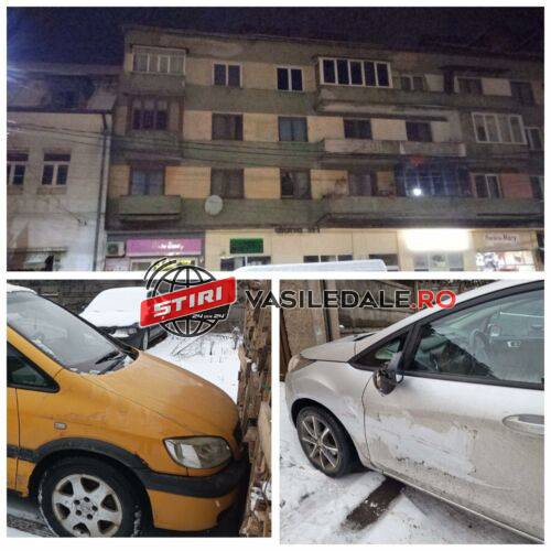 EXCLUSIV AVEM IMAGINILE VIDEO: SCANDAL MONSTRU LA VIȘEU – Un bărbat și-a aruncat de la ultimul etaj lucrurile în stradă. Apoi a urcat la volan și a lovit 4 mașini în trafic – ACTUALIZARE