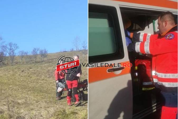 Intervenţie a salvatorilor montani pentru salvarea unui bărbat bolnav din Petrova