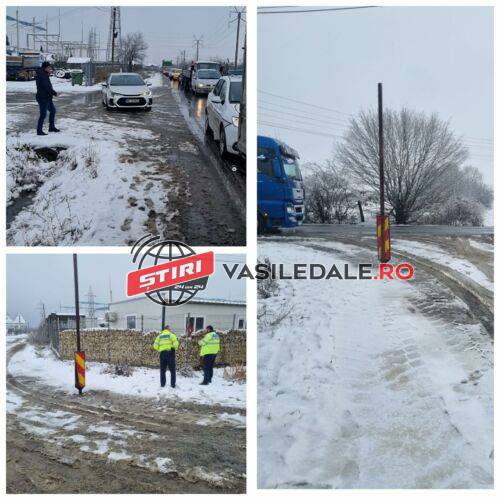 EXCLUSIV VIDEO: Un ”mare patronaș” din Baia Mare a înfipt o bară metalică în mijlocul străzii Cernești din Baia Mare. Mai mult, i-ar fi luat la mișto pe polițiștii de la Rutieră, dar pe cei ai lui Ghițucă