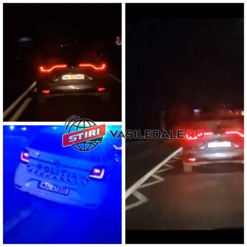 EXCLUSIV VIDEO: Un șmecheraș a rămas pieton pentru 30 de zile pentru conducere agresivă pe DN1C Satulung – Baia Mare