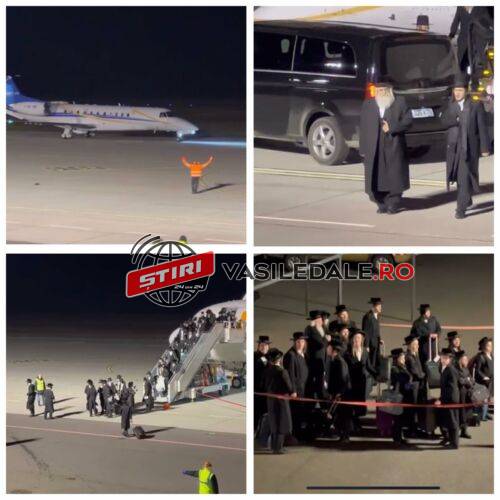 VIDEO EXCLUSIV: Rabinul american cu origini maramureșene Aaron Teitelbaum a sosit în Baia Mare. Alături de el au mai venit 600 de evrei ultra-ortodocși