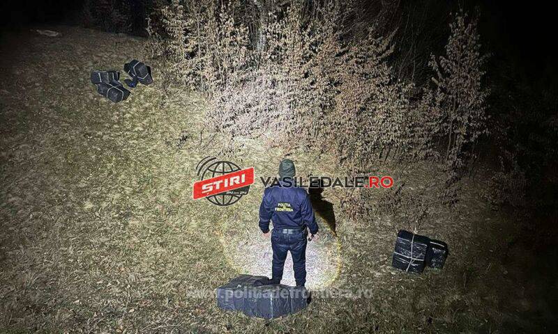 FOCURI DE AVERTISMENT: Țigări de peste 52.000 lei, confiscate la Valea Vişeului