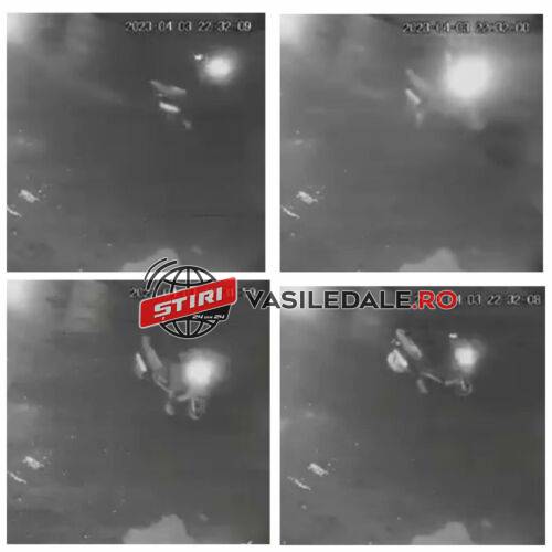 EXCLUSIV VIDEO: Avem imaginile accidentului din Borșa – ”A mers pe o roată și ne-a lovit mașina. Intenționat!”