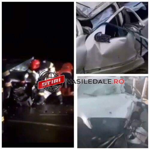 AVEM IMAGINILE NENOROCIRII DE LA BERBEȘTI – Fata de 16 ani aruncată prin parbrizul mașinii conduse de un tânăr beat criță este în comă la ATI