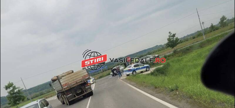 Foto/video: Biciclist accidentat mortal la Sighetu Marmației. Remorca unui TIR s-a desprins pe DN18B în pasul Pietriș