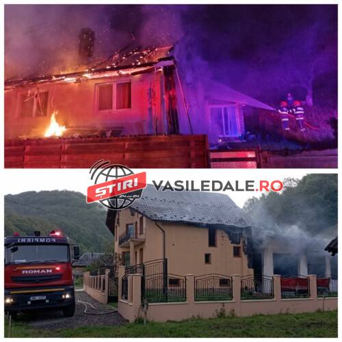 EXCLUSIV FOTO: Incendii violente astăzi dimineață în Bârsana și Bocicoiu Mare. Motociclete și utilaje agricole distruse de foc