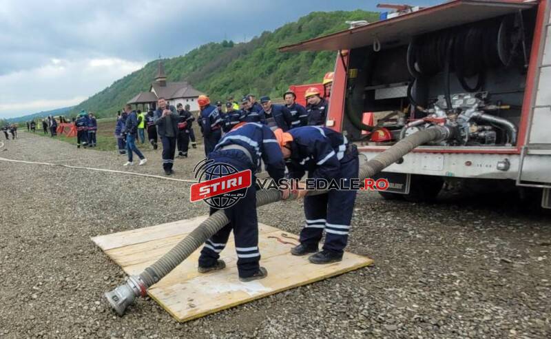 FOTO: O NOUĂ ETAPĂ ÎN ÎNTRECERILE VOLUNTARILOR SVSU. Echipa Remeţi, locul I