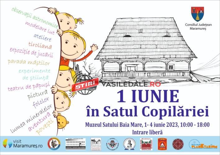 Ziua Copilului – sărbătorită în Muzeul Satului din Baia Mare timp de patru zile