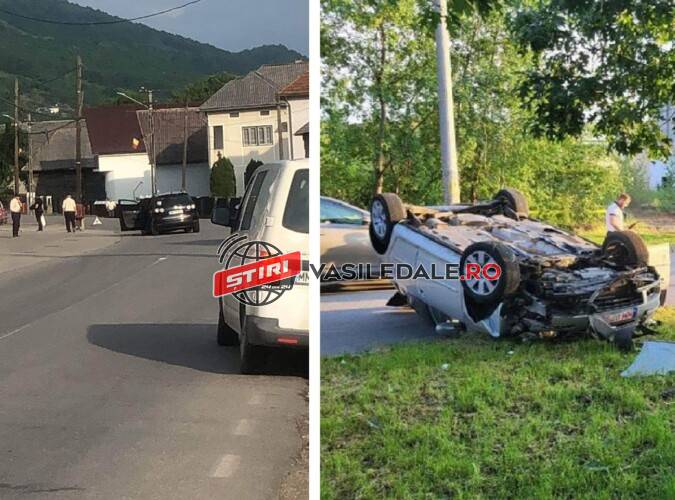 FOTO: Ore negre pe şoselele din Maramureş. Accidente în Bârsana şi Baia Mare