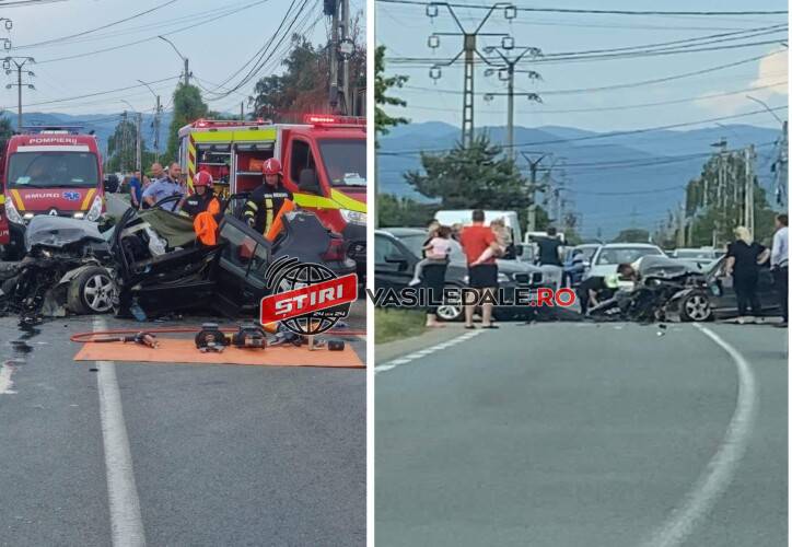 FOTO / VIDEO: Accidente rutiere în Baia Mare şi Satu Nou de Jos. O persoană încarcerată (actualizare)