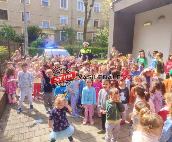 Polițiștii Biroului Rutier Baia Mare, în acțiune la Grădinița cu Program Prelungit