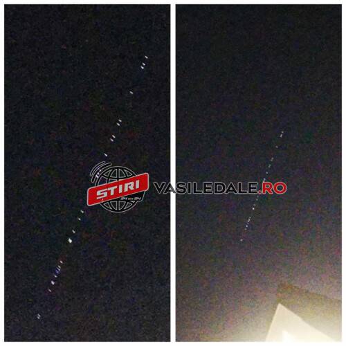 Trenulețul cu sateliți Starlink pe cerul Băii Mare! Cât costă accesul la internet (VIDEO)