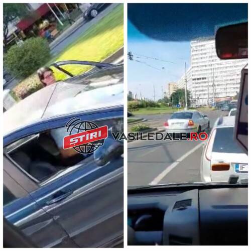LECȚIE DE OMENIE PREDATĂ ÎN BUCUREȘTI: Maramureșenii au sărit în ajutorul unei șoferițe căreia i se defectase mașin în traficul haotic din București (VIDEO)
